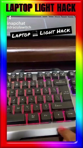 How to Hack Laptop keyboard light how to hacke keyboard Light _ #hacker #light #codingmhs #shorts