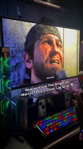 The exact moment Marcus Fenix got his iconic scar... 🤯 #gearsofwareday #xbox #shorts