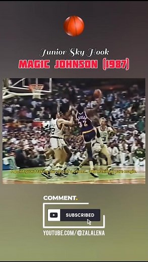 Magic Johnson – “Junior Sky Hook” (1987 NBA Finals) | Pure Magic in Boston