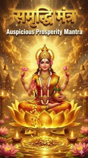 Listen Once Daily – Auspicious Mantra for Prosperity & Abundance 💰 #shorts