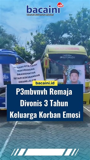 Kasus tongtek di Pati akhirnya mencapai putusan. Empat remaja yang terlibat dijatuhi hukuman masing-masing 3 tahun penjara setelah dinyatakan bersalah oleh pengadilan. Peristiwa ini bermula dari pertemuan dua kelompok saat kegiatan membangunkan sahur yang berujung konflik. Para pelaku akan menjalani pembinaan di lembaga khusus anak. Putusan ini diharapkan menjadi pengingat bagi semua pihak agar lebih menjaga diri dan menghindari tindakan yang dapat merugikan orang lain. www.bacaini.id ----------