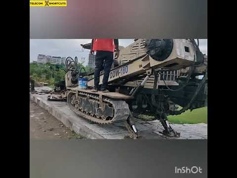 What is HDD (Horizontal Directional Drilling Machine) , Trenchless method of OFC Laying,