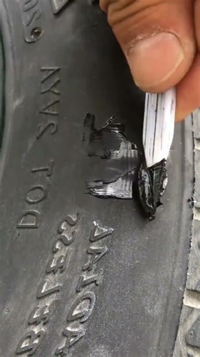 easy tire patching process #shorts