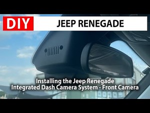 DIY Jeep Renegade: Installing the Integrated Dash Camera System - Front Camera