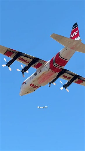 CAL FIRE A120 Retardant Drop #sandiego #california #airplane #firedepartment #calfire