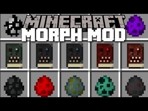 Minecraft MORPH MOD / MORPH IN TO DRAGONS!! Minecraft