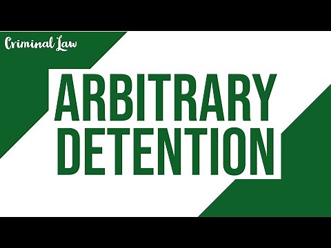 [Article 124] Arbitrary Detention; Criminal Law Discussion