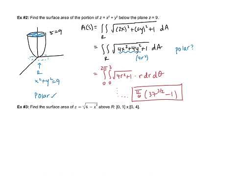 Calc 3 15.5 Notes: Surface Area