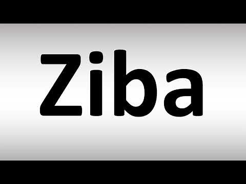 How to Pronounce Ziba? (BIBLE)