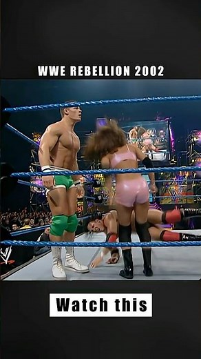 When John Cena Faced Billy Kidman & Torrie Wilson at WWE Rebellion 2002