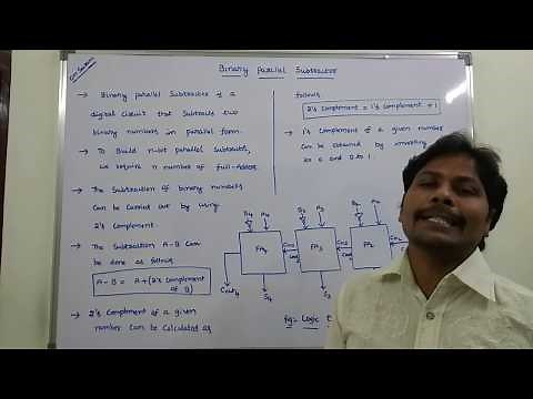 BINARY SUBTRACTOR OR PARALLEL SUBTRACTOR