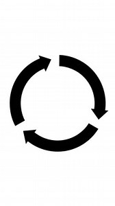 Circular Rotating Arrows Loop Animation Vertical Stock Footage Video (100% Royalty-free) 3652952961 | Shutterstock