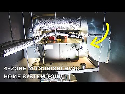 My High Efficiency 4-Zone Mitsubishi System Tour