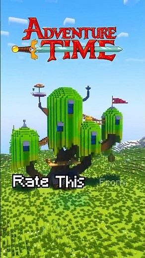 Build Adventure Time Treehouse 🌳🧙 #adventuretime #minecraft #minecraftbuilding