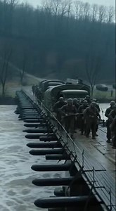 WW2 Photo Brought to Life: Dangerous River Crossing 🌉