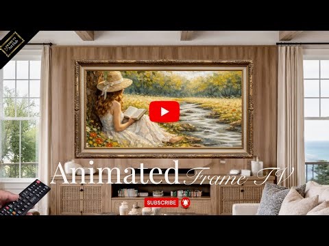 Frame TV Art | Animated Frame TV Mode | Storytime by Brooke | 2 Hours of water animation