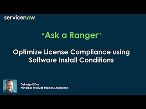 Optimize License Compliance using Software Install Conditions