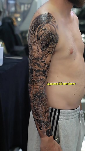 Japanese Full Arm Sleeve Tattoo Designs