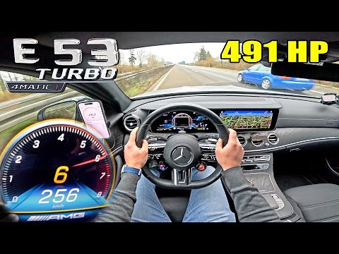 Mercedes AMG E53 *STAGE 1* // 0-100 100-200 TOP SPEED SOUND & POV