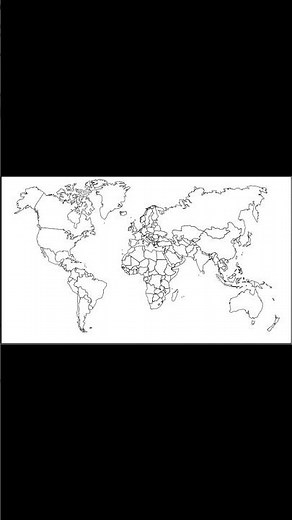 خريطة العالم صماء#education #motivation #education