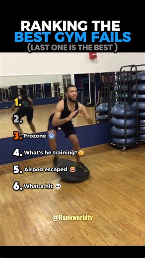 Ranking the Best Gym Fails