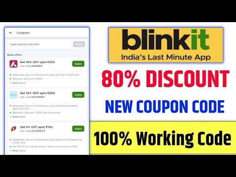 blinkit free order || Blinkit Coupon Code Today || blinkit new coupon 2026
