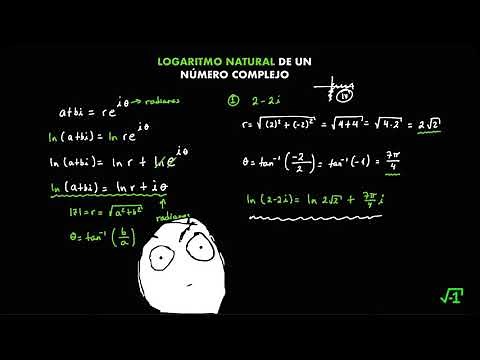 Logaritmo Natural de un Número Complejo (3 ejemplos)