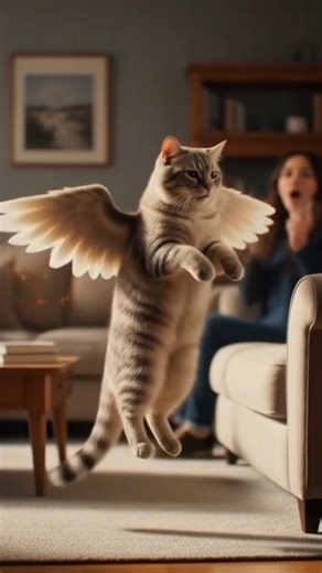 BRO THE CAT IS FLOATING 😭🔥 (REAL FOOTAGE?)” #catvideos #cat #funnycat #viral