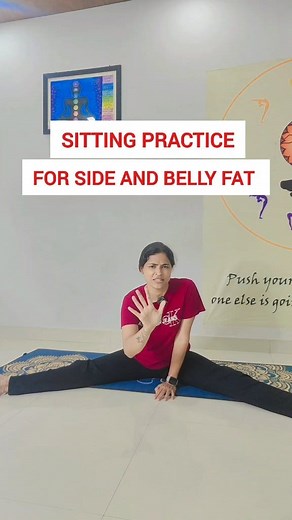 5 sitting workout for belly and side fat | Fit with Priya