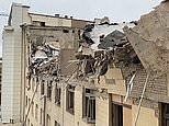 Two Russian missiles hit university and apartments in Kharkiv