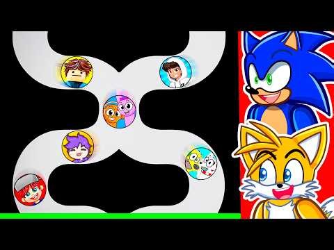 We Made EVERY YouTuber RACE Marbles!
