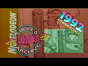 1992 Nickelodeon Rugrats Commercials Lucky's Video Archive Vol. 3.