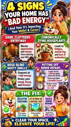 4 Signs Your Home is Draining Your Wallet 💸 (Feng Shui Hacks!)