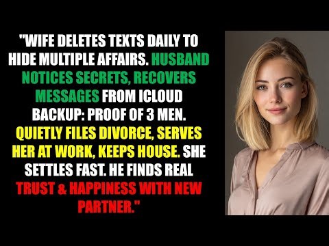 "She Deleted Her Texts Daily... So I Recovered Them and Ended Our Marriage" #betrayaltales