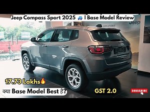 Jeep Compass Sport Base Model 2025 | Features, Price & Complete Full Walkaround | Motor Soul