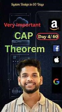 CAP Theorem Explained in 60 Seconds | System Design Day 4 | Distributed Systems #softwareengineering