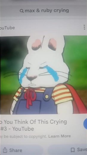 Max And Ruby - Max Sad Crying Sound Effects FX