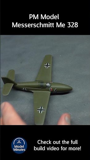 Built in 3 Hours! PM Model Messerschmitt Me-328 Model Kit #modelkit #scalemodel #modelbuild