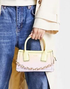 ALDO Merlowe ombre mini bag in yellow and pink  | ASOS
