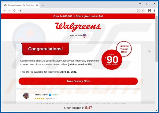 Walgreens Rewards Scam