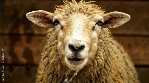 The Wettest Sheep Close Up You Will Ever See