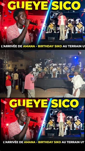Gueye Sico chante «Birthday Amana Siko» au terrain U17