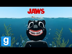 JAWS... BUT WITH CARTOON CAT & FRIENDS! (Garry's Mod Sandbox) | JustJoeKing