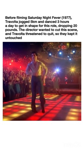John Travolta Threatened to Quit Over This Scene – Saturday Night Fever (1977) 🕺🔥 #shorts #viral