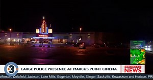 Large police presence at Madison movie theater after 5 people run from nearby stolen car crash