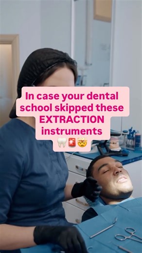 Dental plus 🦷 on Instagram: "In case your dental school didn’t teach you about these extraction instruments… Don’t panic, just save this post. 😮‍💨🦷 Some of the most clinically useful tools are the ones no one bothered to explain during lectures — but you’ll be reaching for them in OPD real quick. 👩‍⚕️💉 From luxators to periotomes, these underrated heroes make extractions smoother, faster, and less traumatic (for both you and the patient). 🔧 Ready to upgrade from textbook to real-clinic mo