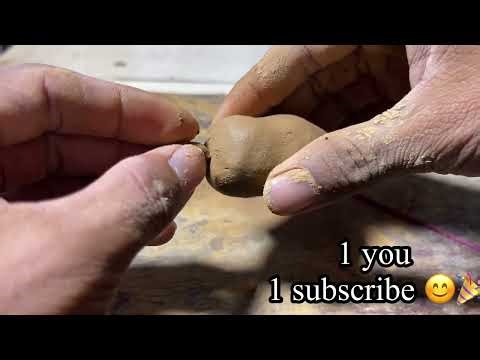 DIY CLAY PAPAYA 🍃 | SIMPLE FRUIT SCULPTING TUTORIAL