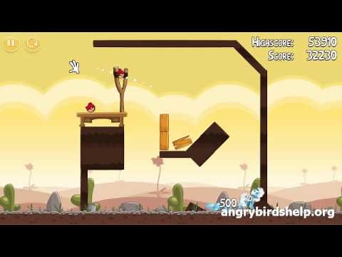 Angry Birds Level 3-2 - 3 Star Walkthrough