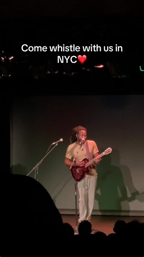 And if you can’t whistle then hum! Come see Bob Marley: How Reggae Changed The World at the SoHo Playhouse in NYC! Now through Feb 1st! #bobmarley #reggae #theatre #offbroadway @Duane