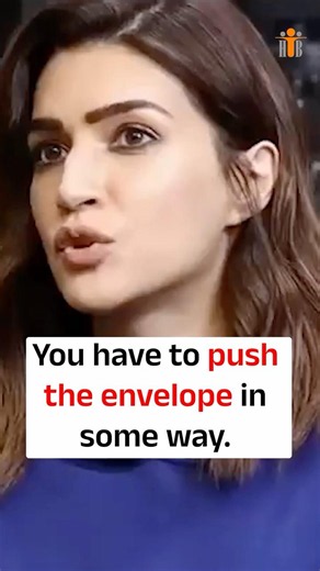 🔥 Watch Till End Kriti Sanon, Push the envelope means #explore #shorts #ytshorts #learnenglish #yt